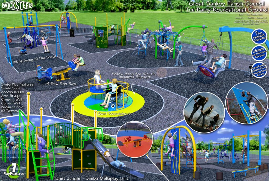 Great Sankey Parish Council invests £50k in children’s playgrounds