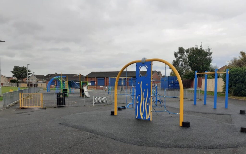 Refurbished children’s play area re-opens at Tim Parry Recreation Ground